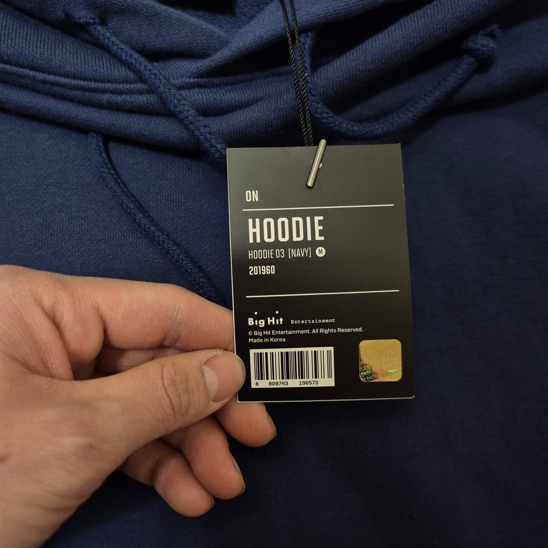 빅히트 BTS 방탄소년단 페이즐리 빅프린팅 후드티 M(95) 상품이미지6