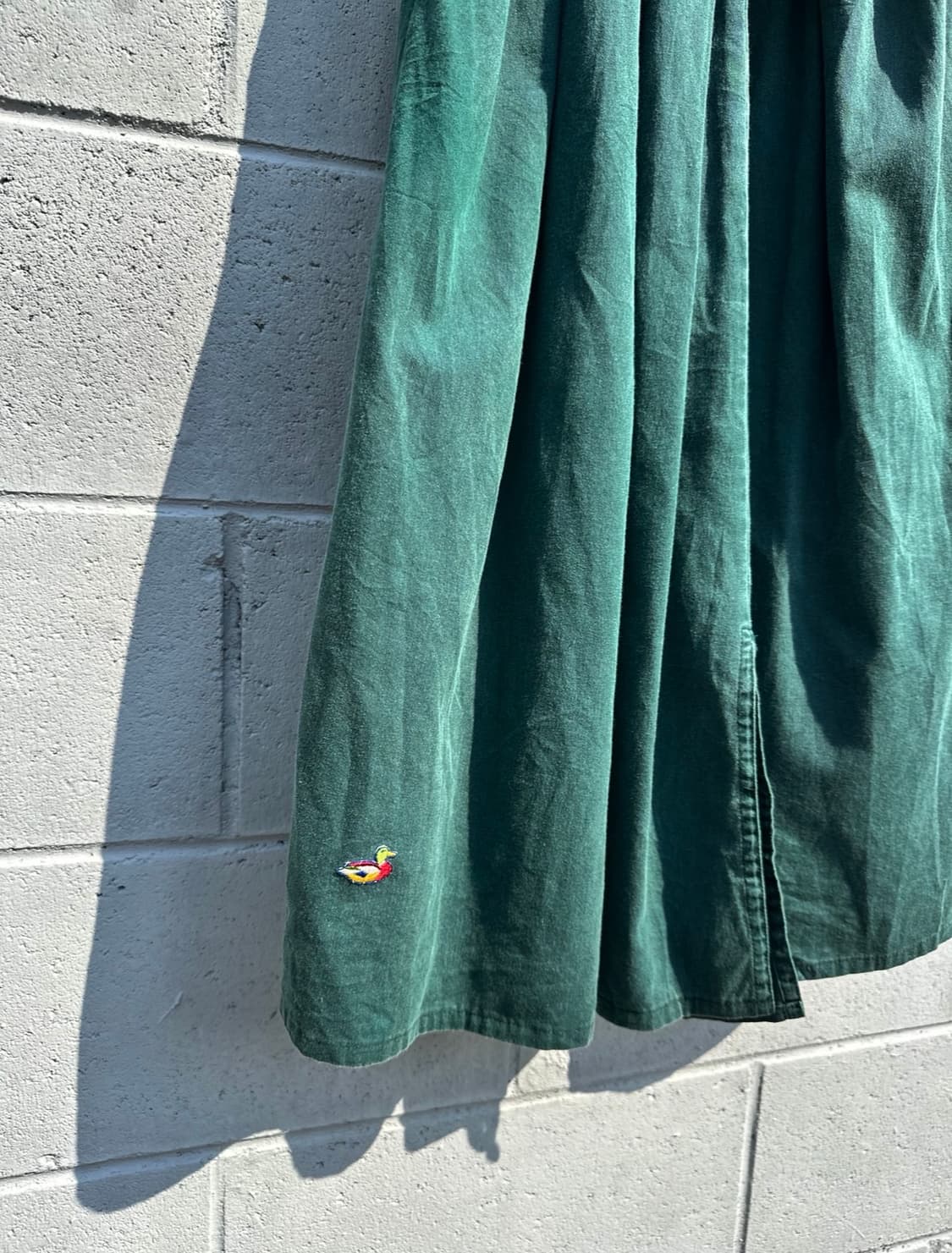 90’s 오스트리아 티롤리안 그린 플라워자수 원피스 상품이미지8