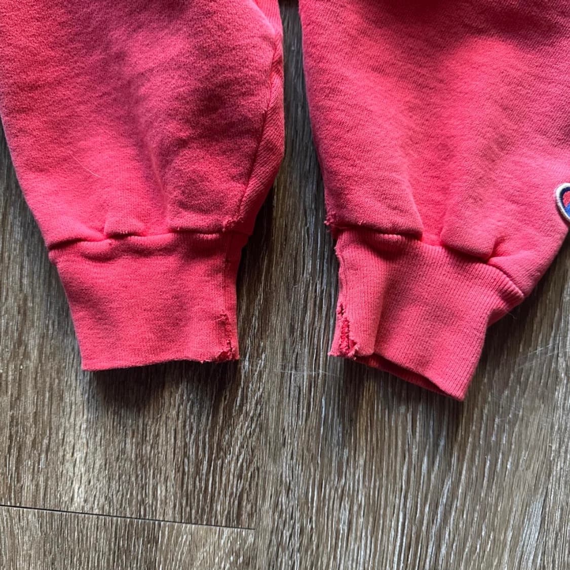 [L] 80s USA 챔피온 리버스위브 후드 썬페이드 레드 상품이미지3