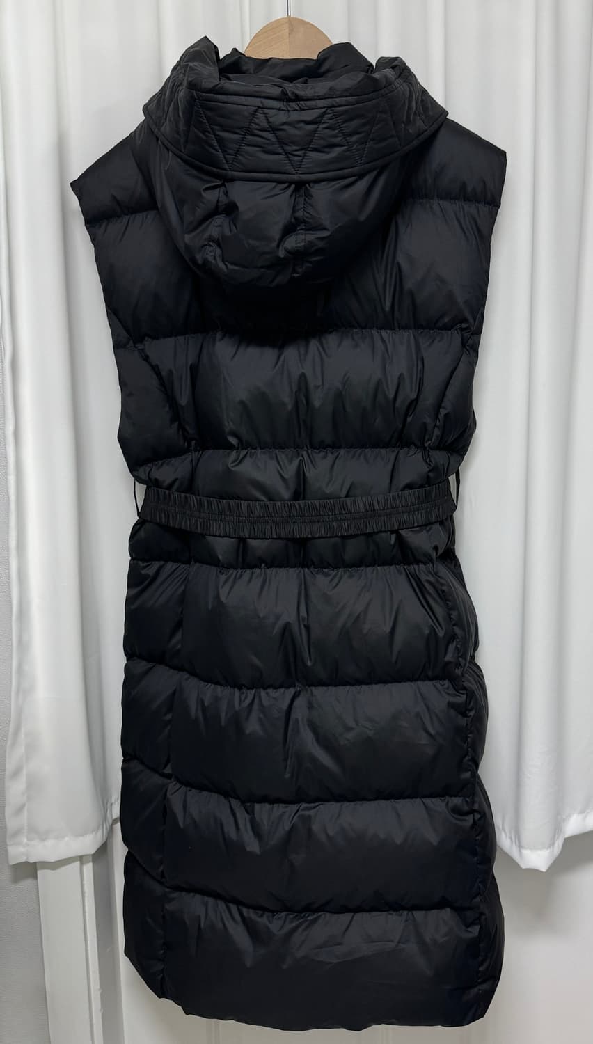 폴앤조 헝가리 구스 벨티드 롱 베스트 상품이미지5