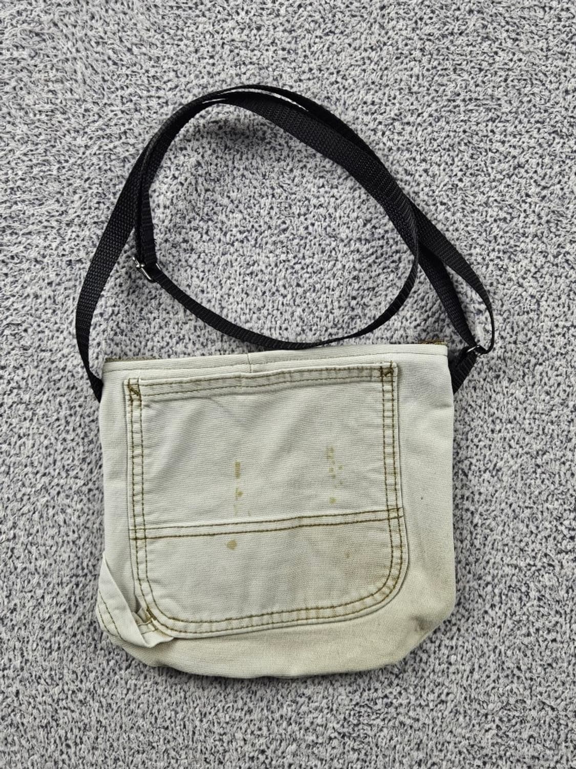 칼하트 핸드메이드 팬츠 리워크 커스텀 크로스백 (22X20)/ 11104 상품이미지7