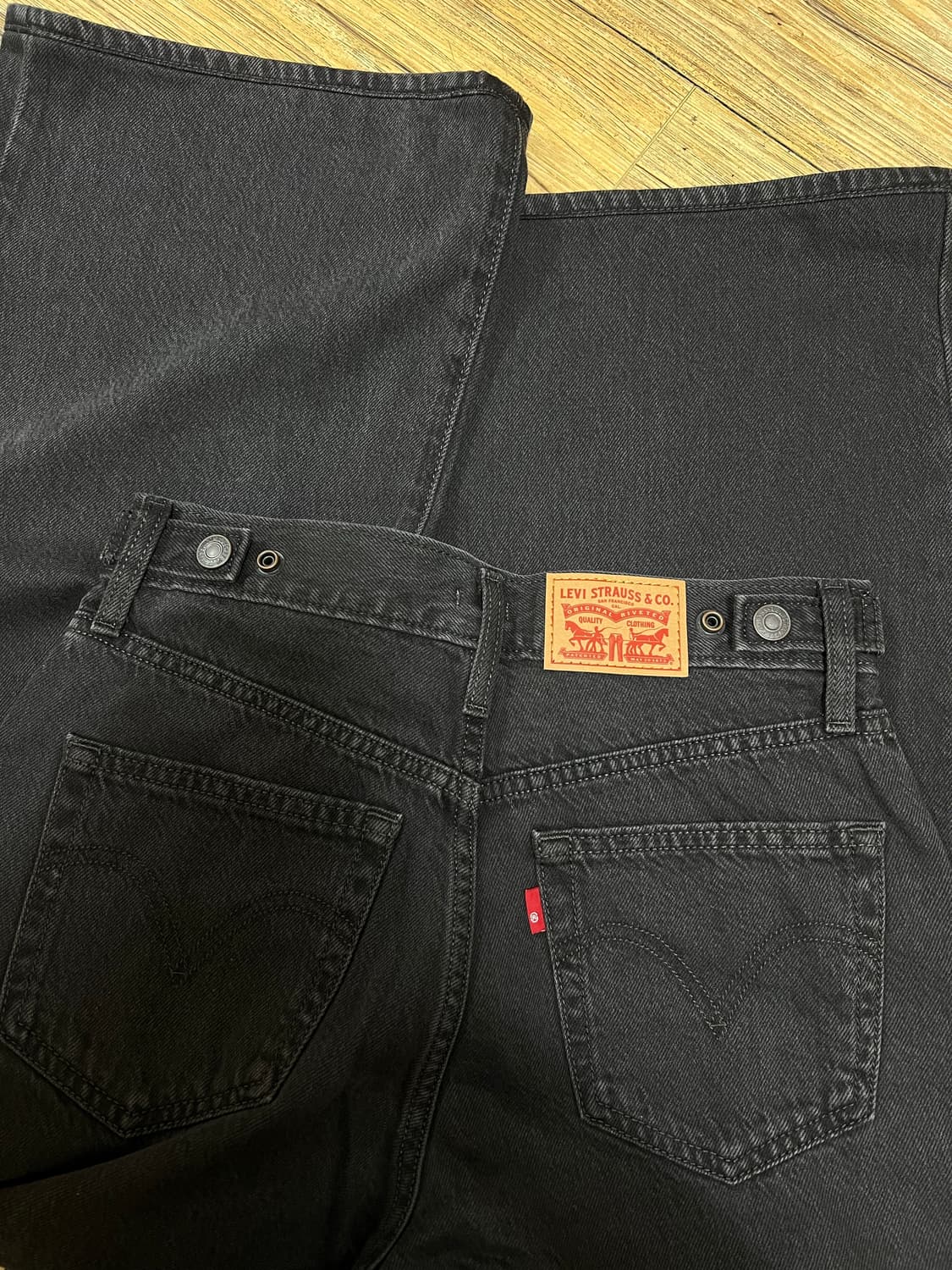 리바이스 신치백 흑청데님 상품이미지4