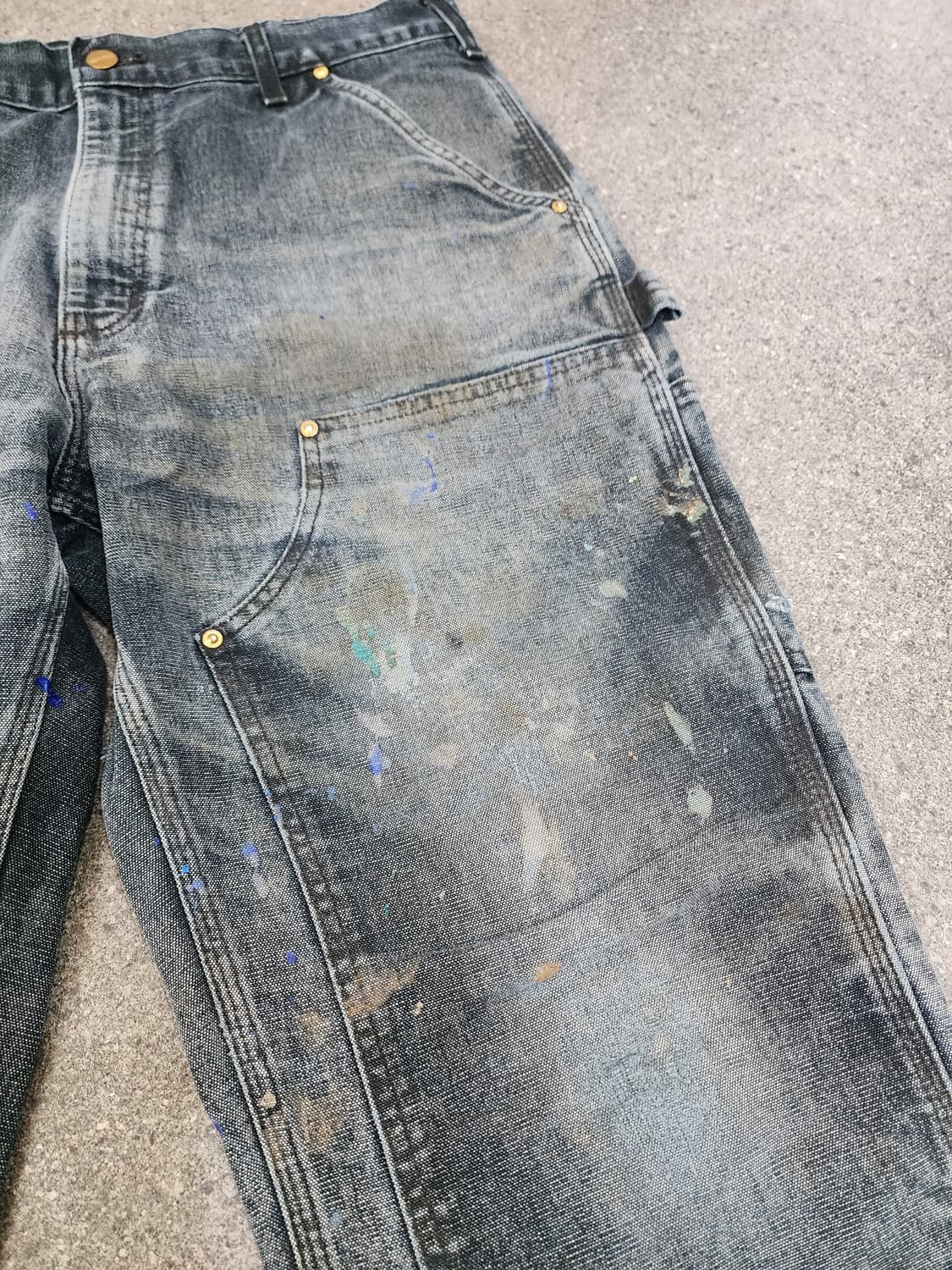 USA MADE 칼하트 더블니 34 X 30 상품이미지4