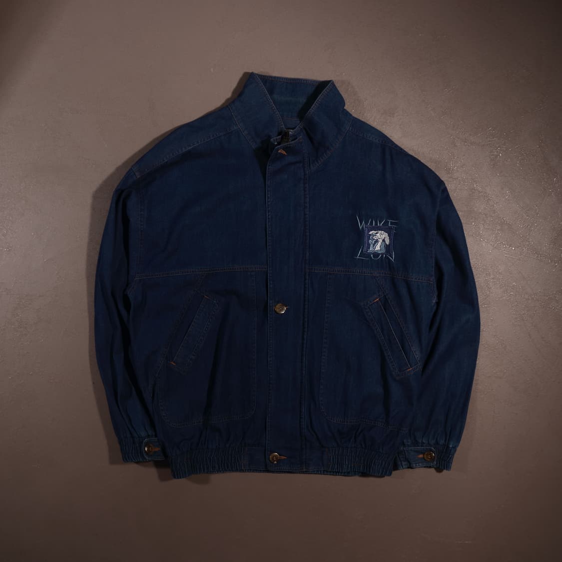 일본빈티지 데님 블루종 자켓 상품이미지1