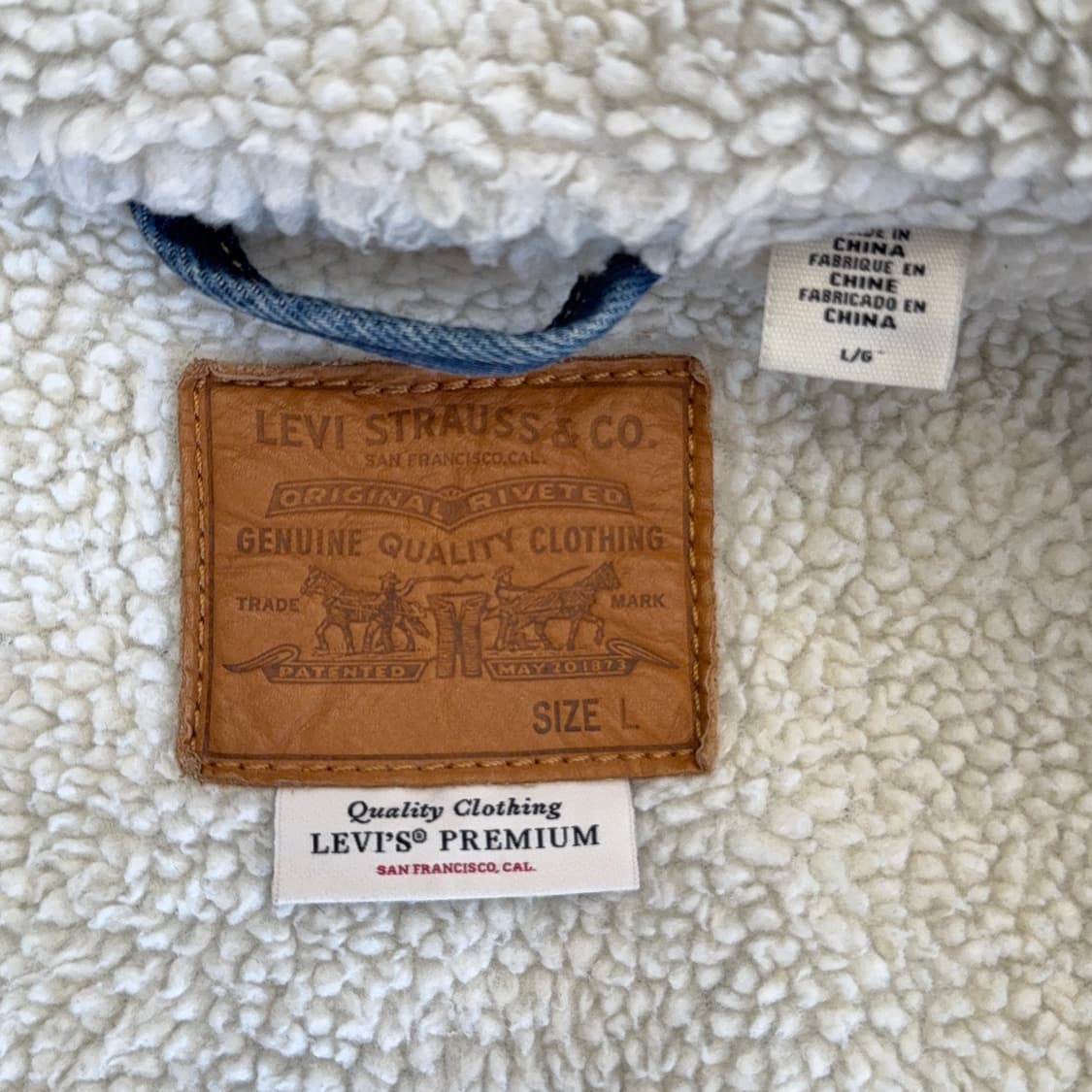 리바이스 셰르파 데님 자켓 상품이미지5