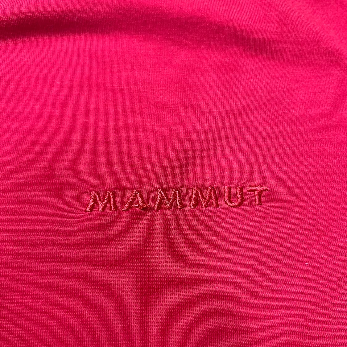 마무트 빅로고 반팔 레드 M 상품이미지5