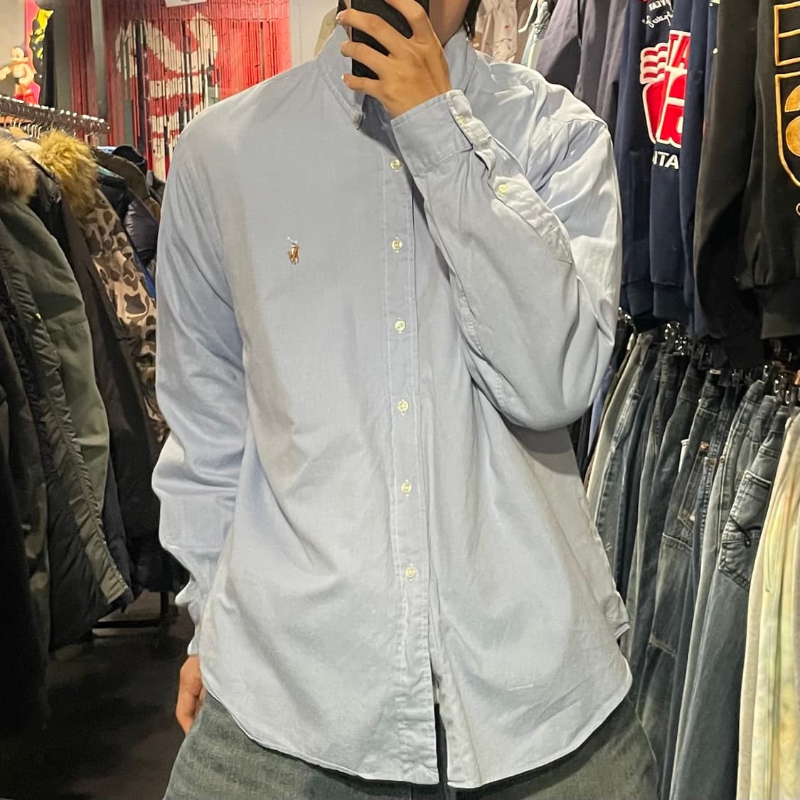 [IM] polo 폴로 블루 긴팔셔츠 상품이미지3