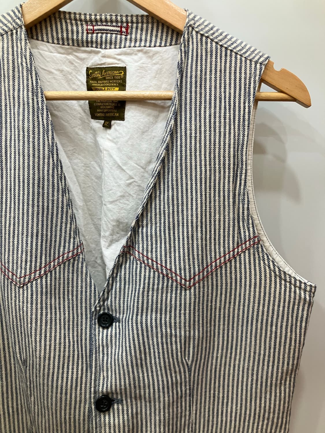 smiths american 스미스아메리칸 히코리 스트라이프 베스트 상품이미지4