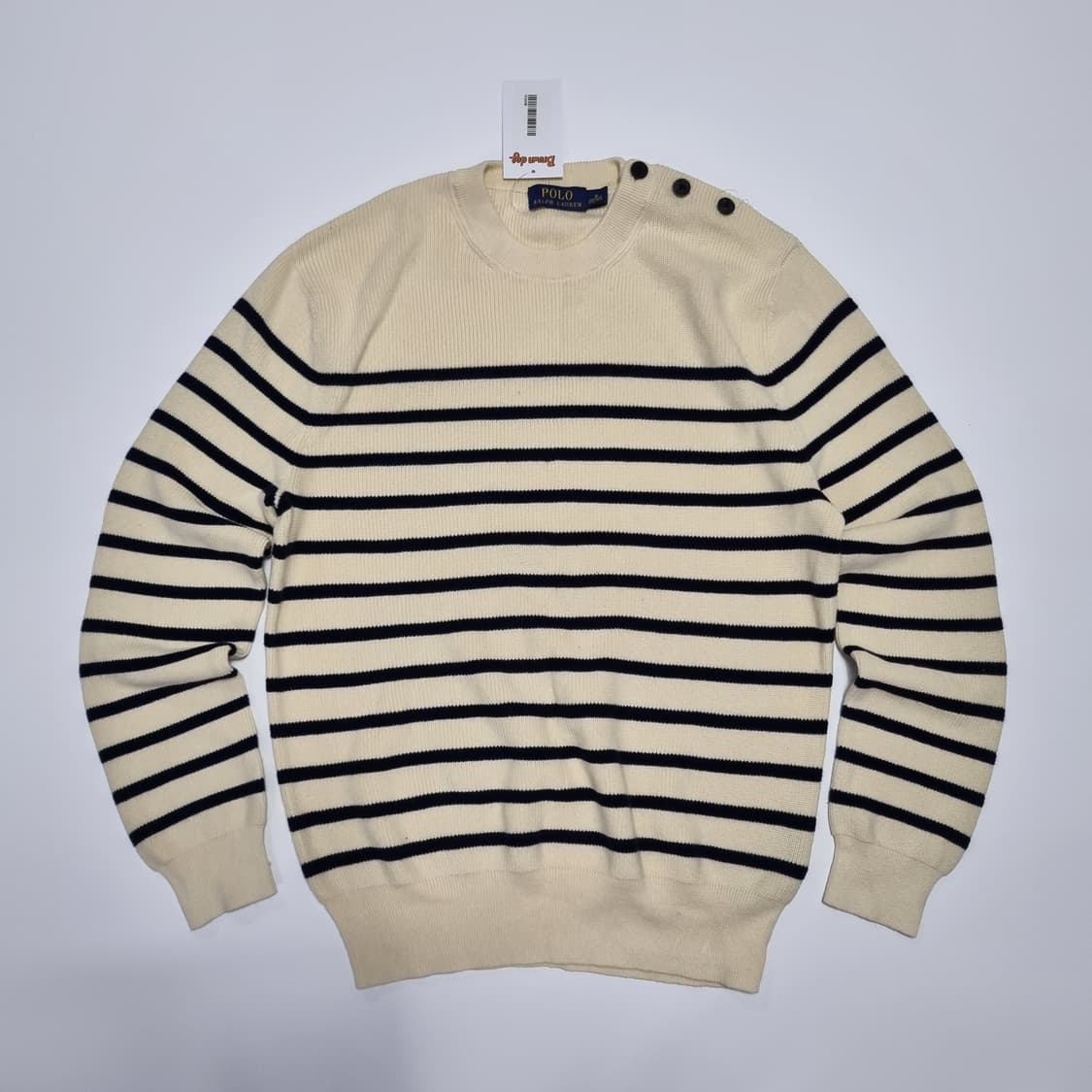 폴로 랄프로렌 코튼 스웨터 해군 니트  상품이미지1