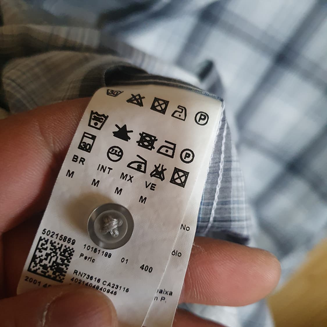 휴고보스 슬림핏 셔츠 M 상품이미지5