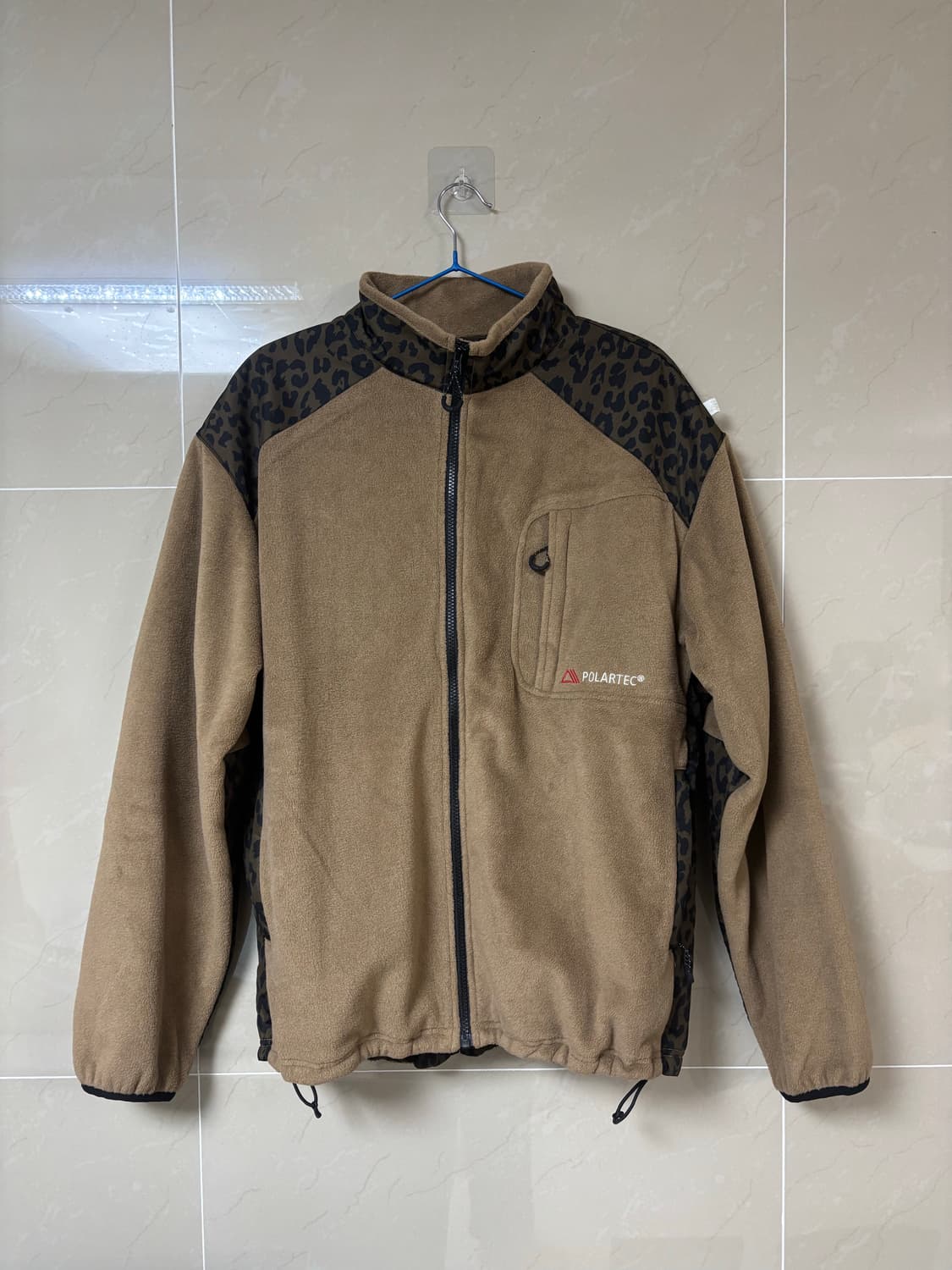 페치선데이 폴라텍 쉐도우 레오파드 자켓 (브라운) 상품이미지1