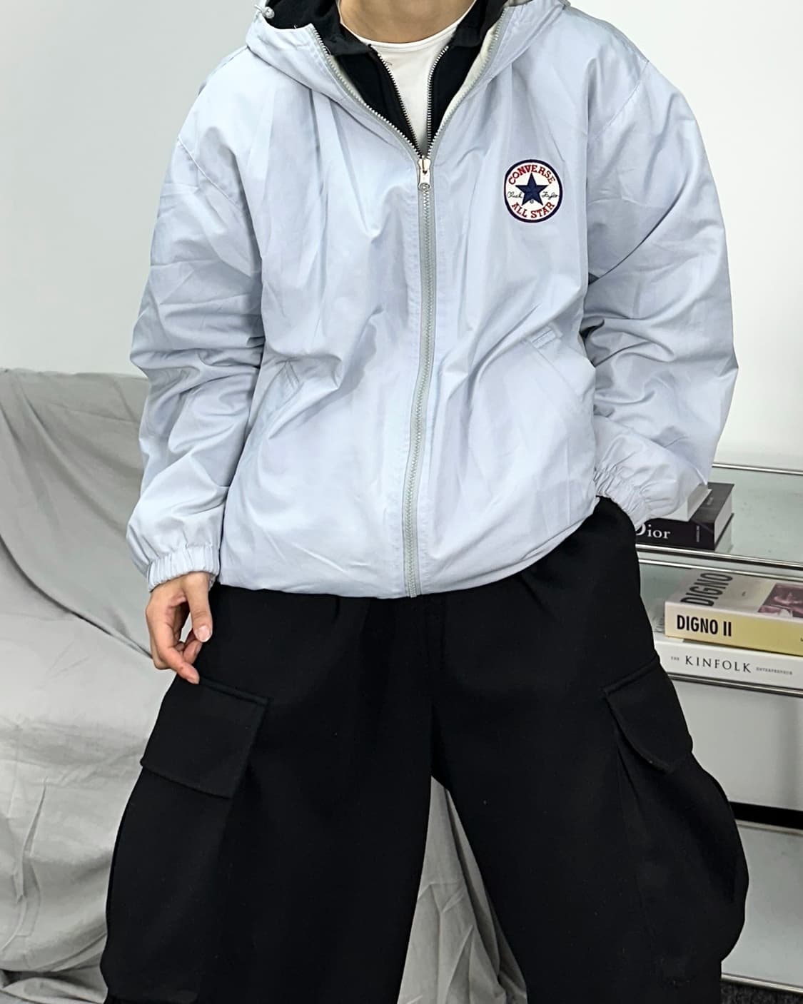 컨버스 올드스쿨 리버시블 집업 자켓 상품이미지4