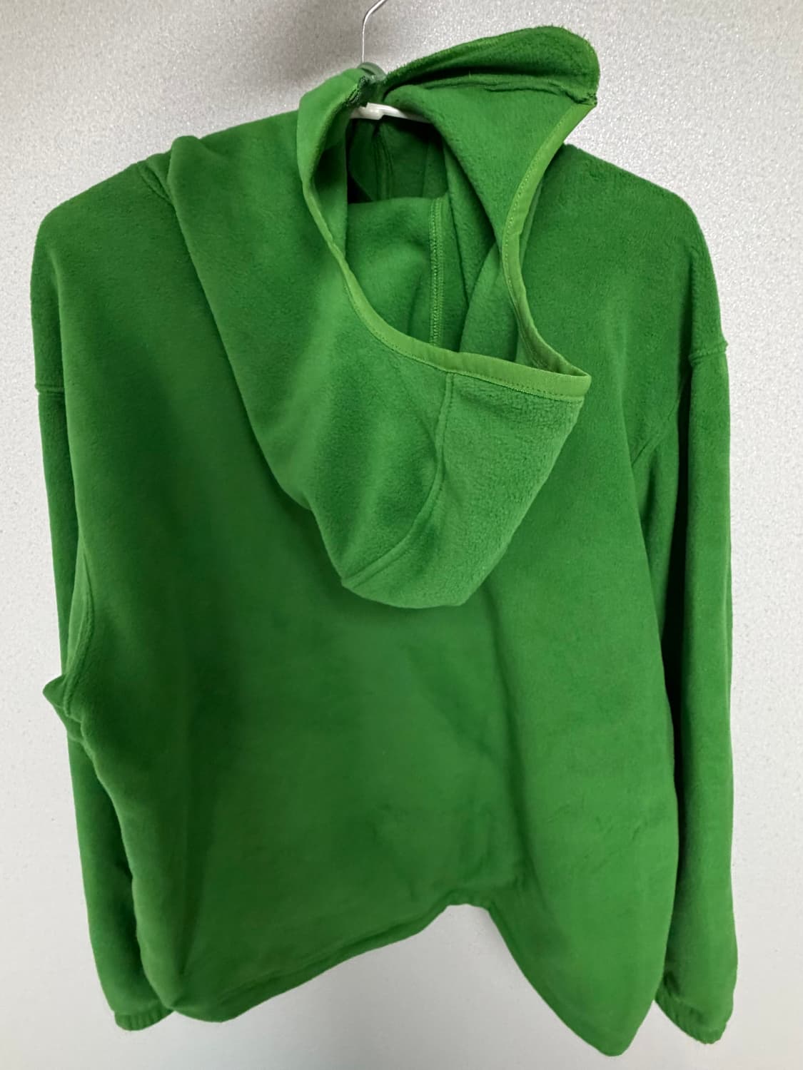 슈프림 폴라텍 페이스마스크 하프 집 후드 스웨트셔츠 그린 상품이미지3