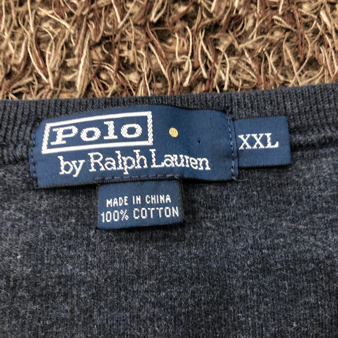 XXL 폴로 랄프로렌 코튼 브이넥 니트 상품이미지5