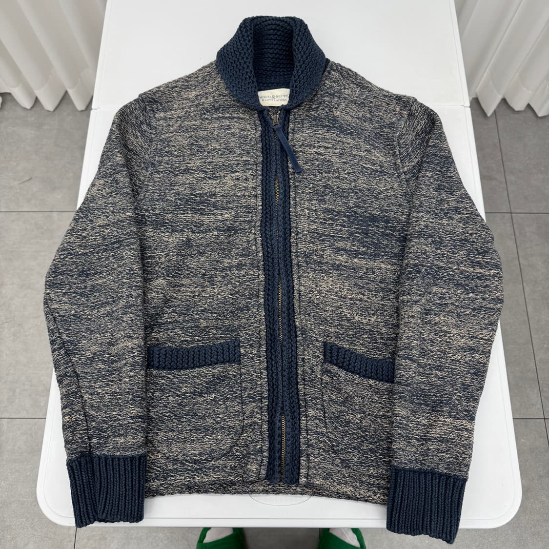 데님앤서플라이 니트집업  상품이미지1