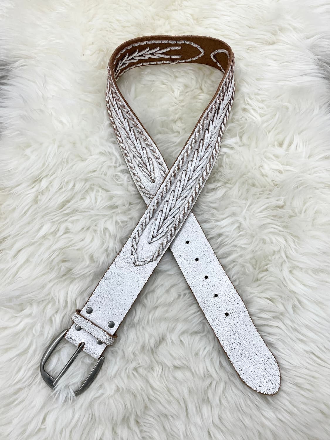 리얼레더 디테일 웨스턴 버클 벨트 상품이미지1