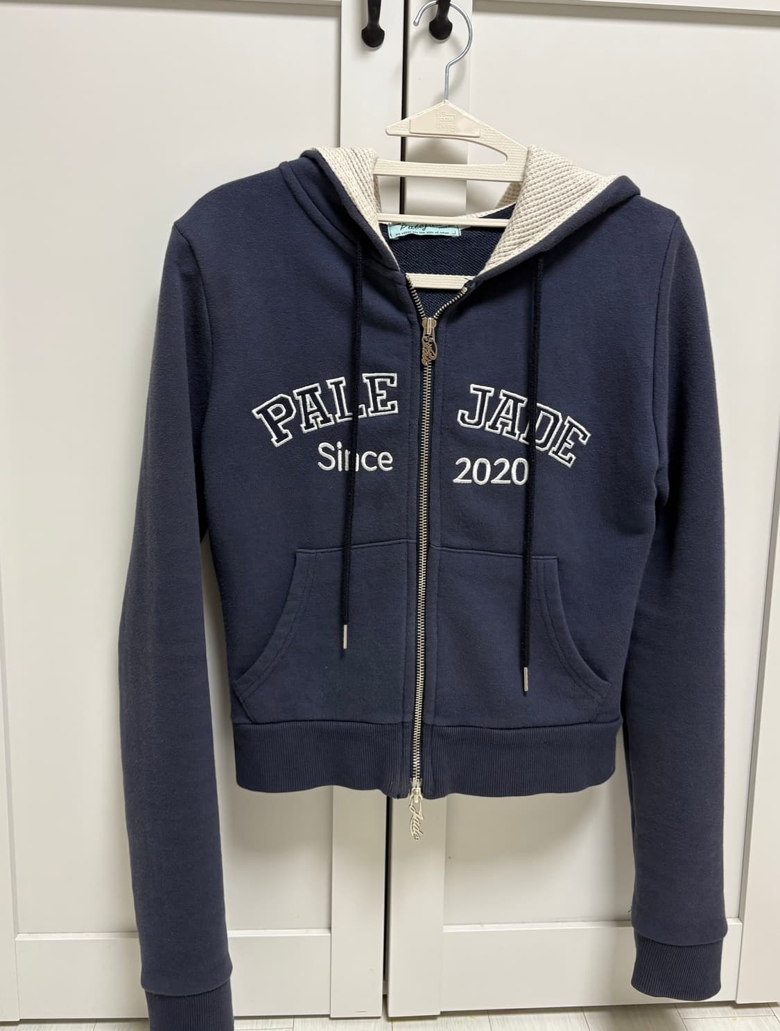 페일제이드 레트로패치 후드집업 2023 네이비  상품이미지1