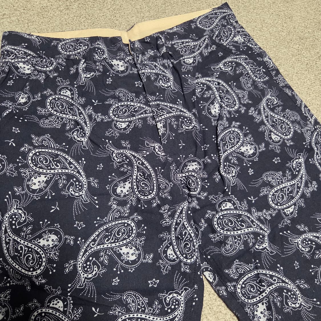 Japan vintage 반다나 하프 팬츠 32-33 상품이미지2