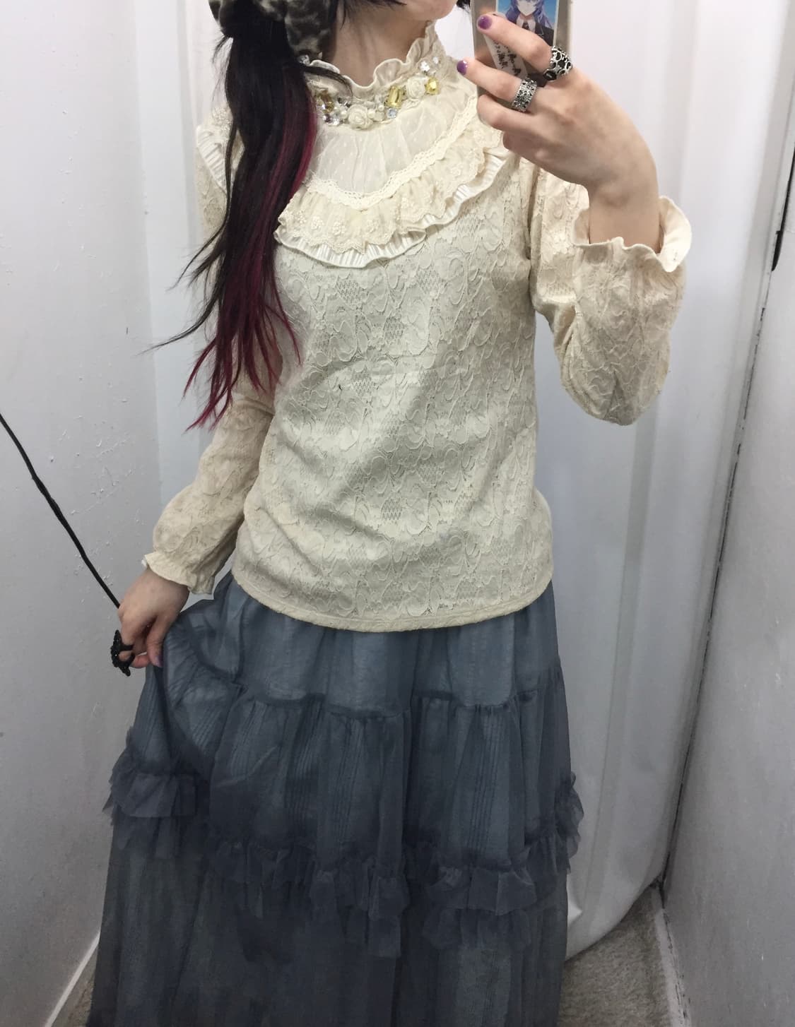 샤 스커트 코디 🩵 상품이미지3