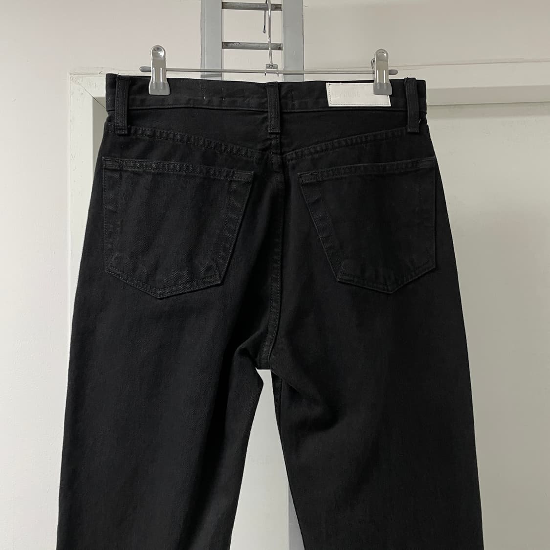 RE/DONE 리던 블랙 데님 팬츠 27(W) 상품이미지2