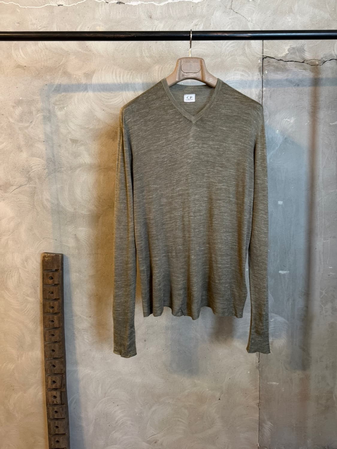 CP 컴퍼니 브이넥 니트 슬림100 상품이미지10