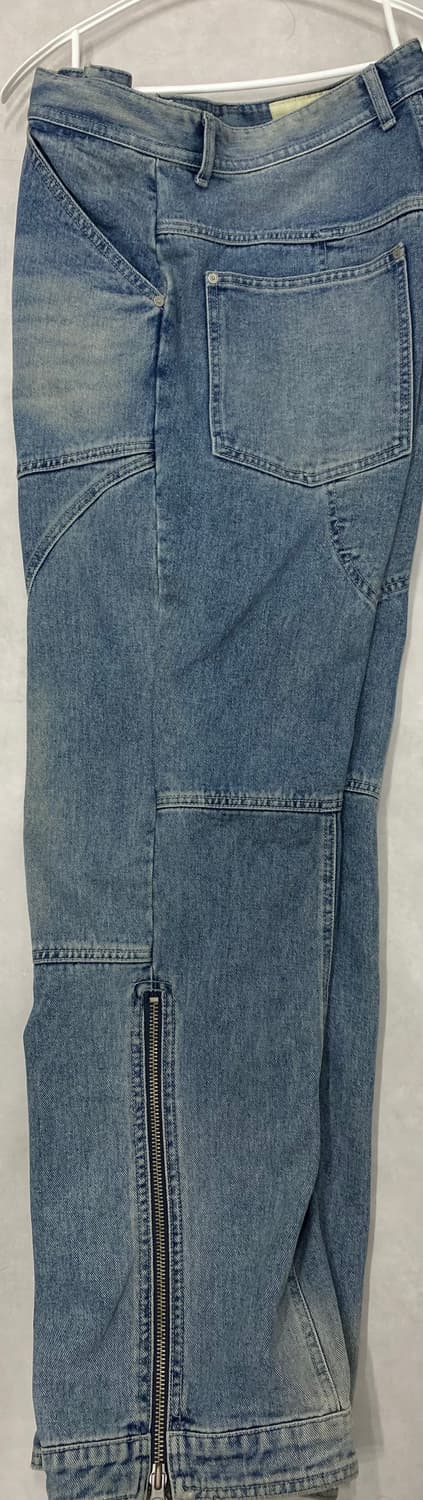 앤더슨벨 워시드 블루 와이드 데님 apa522m (33) 상품이미지2