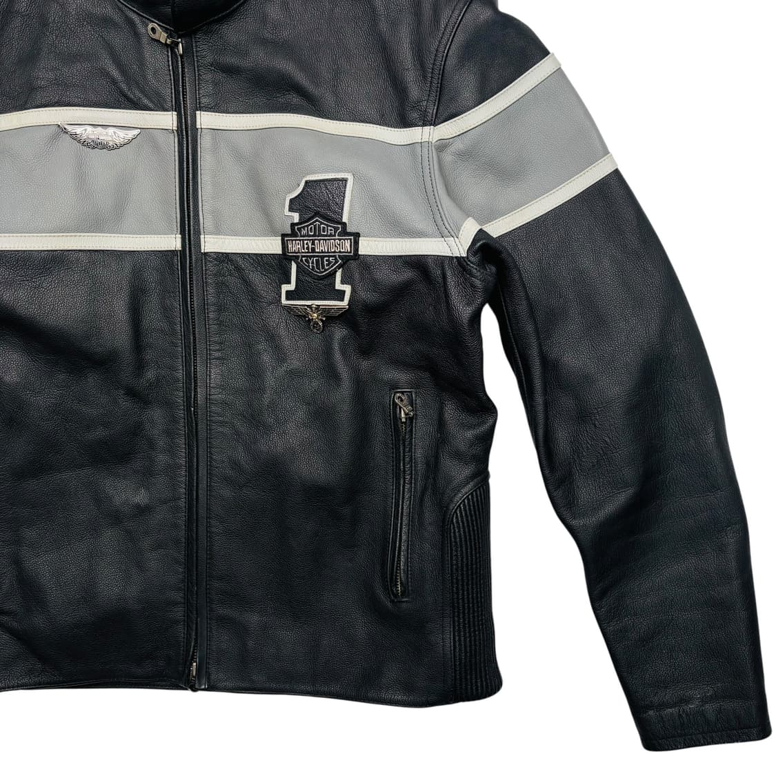 할리데이비슨 카우하이드 넘버원 레더 자켓 L 상품이미지3