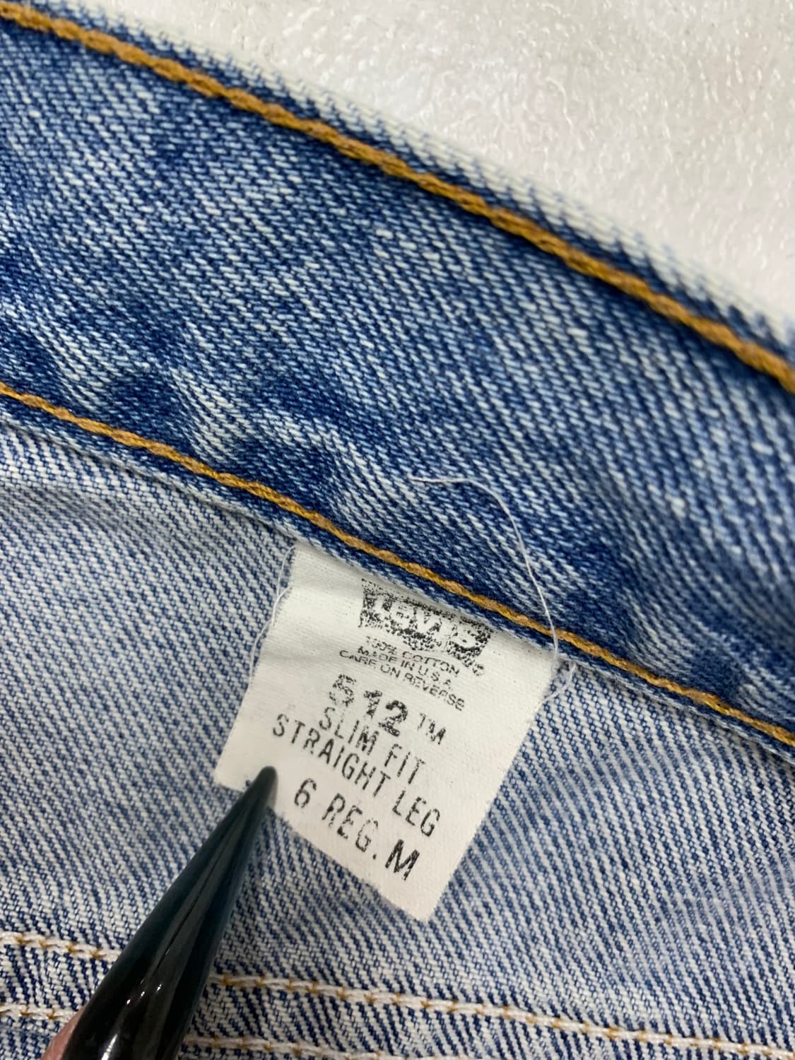 리바이스 512 데님 팬츠 #414 상품이미지4