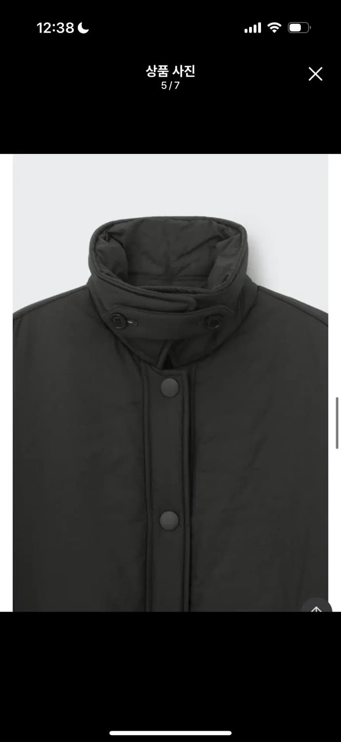 코스모스 패딩 SHIRRING JACKET (DEEP KHAKI) 상품이미지5