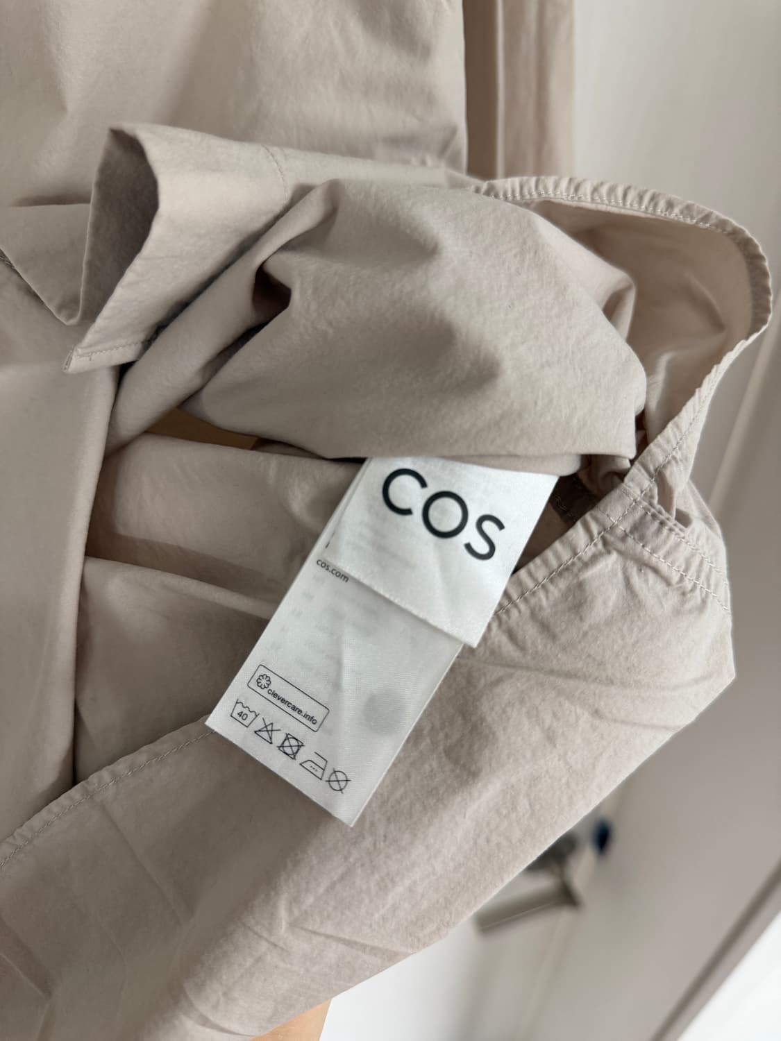 COS 코스 남성 셔츠 베이지 L 상품이미지4