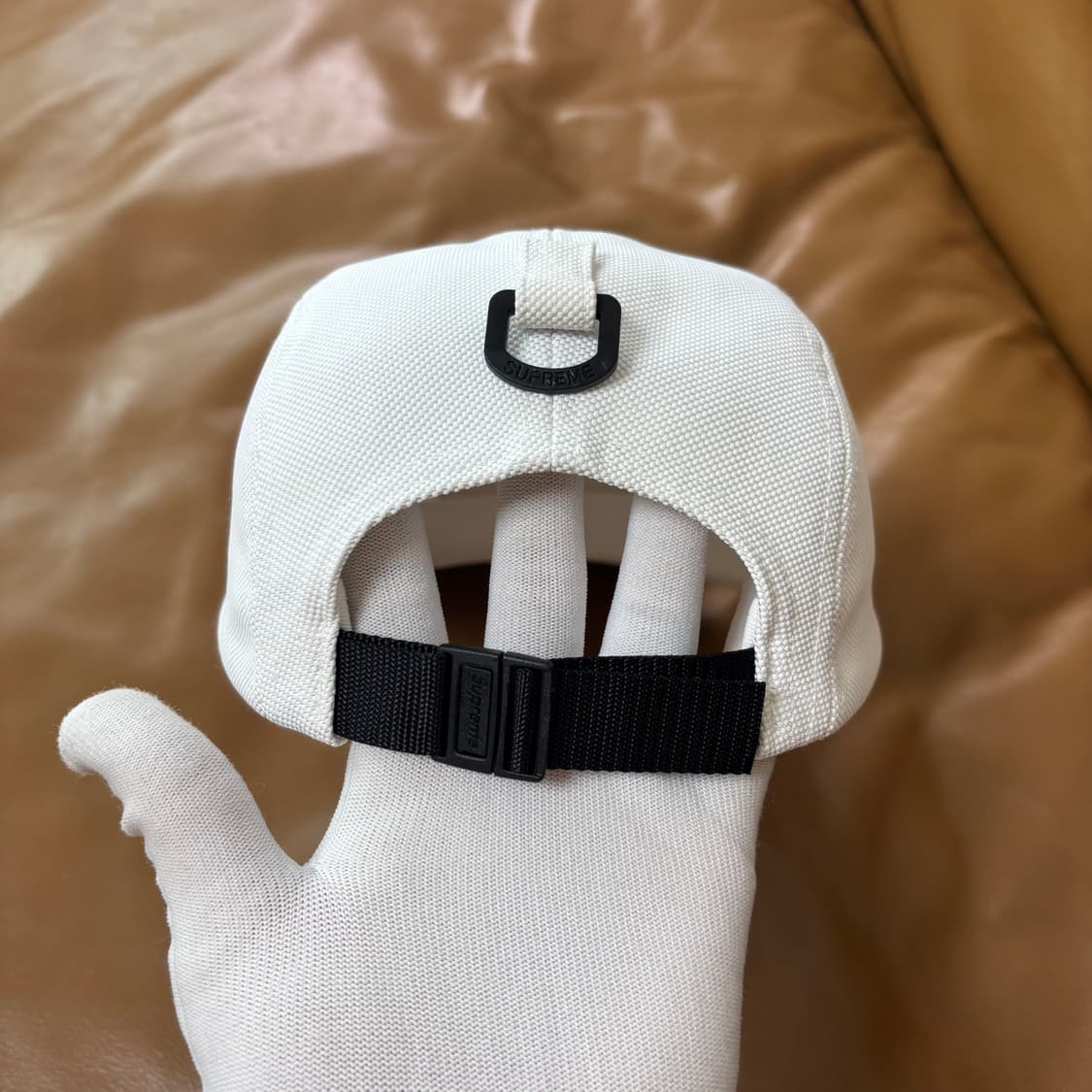 슈프림 캠프캡 모자 박스로고 발리스틱 화이트 상품이미지7