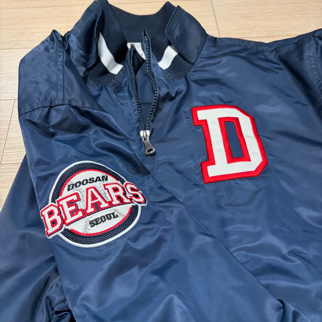 네포스 두산 베어스 가을 야구 자켓 점퍼 상품이미지4