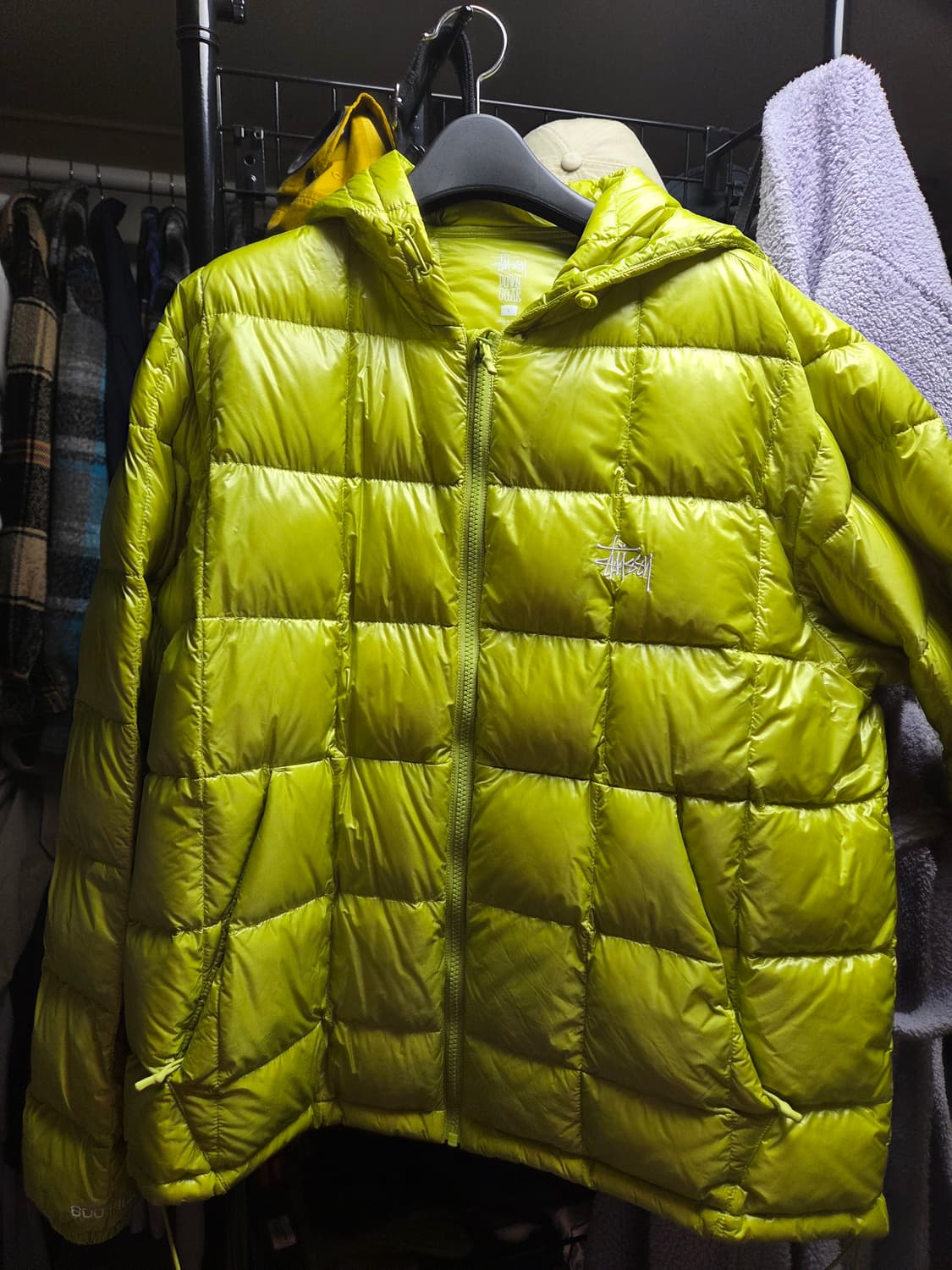 스투시 미드웨이트 후드 패딩 L 상품이미지1