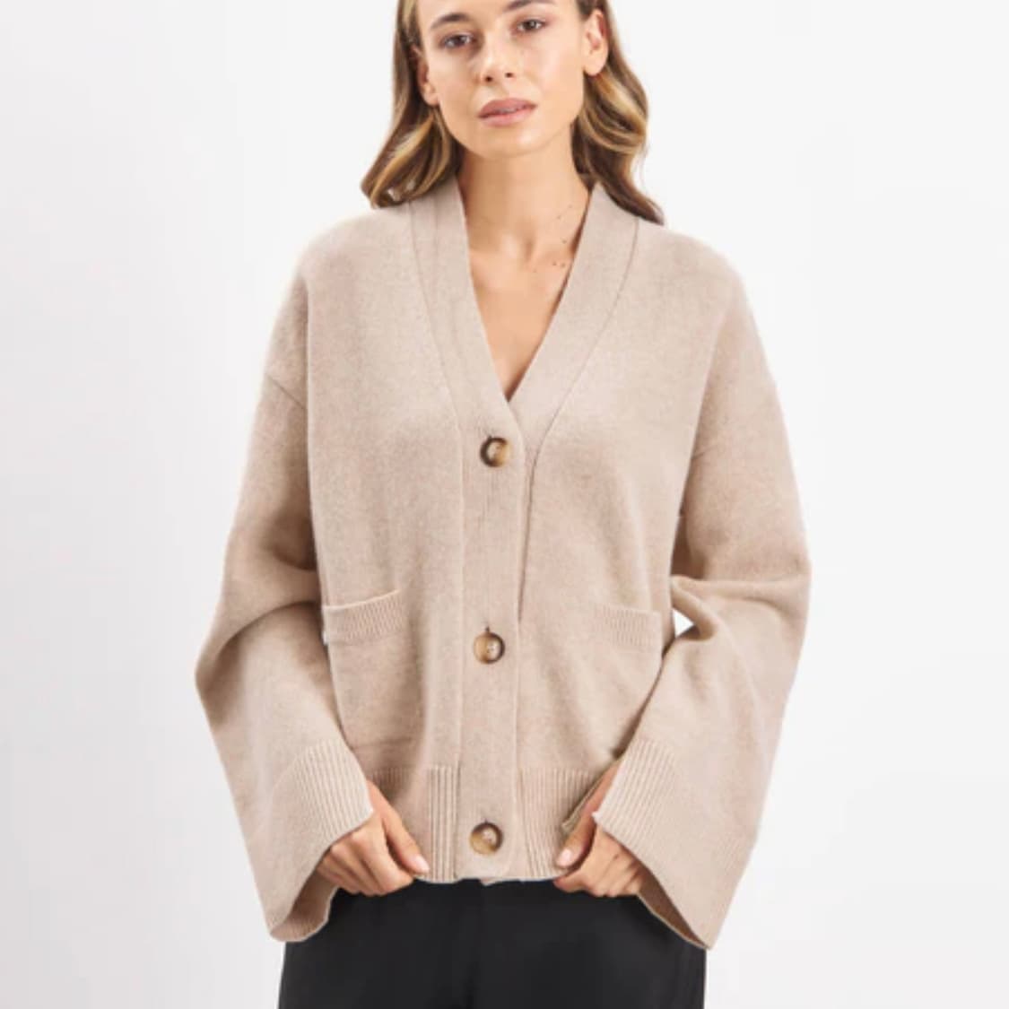 정감스튜디오(JEONG GAM) 키드모헤어 울 니트가디건 프리사이즈 새상 상품이미지6