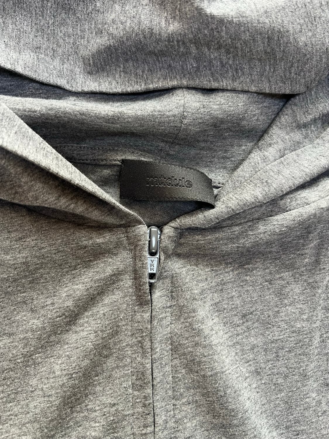 머듈 라운지 후드집업 그레이 4사이즈 상품이미지2