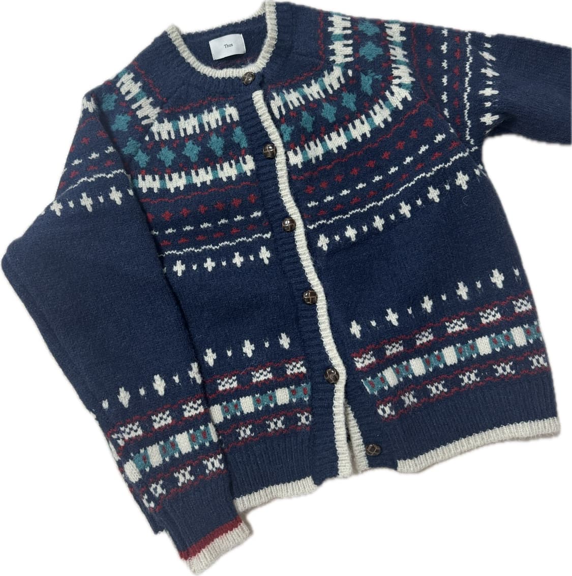 노르딕 니트 가디건 상품이미지1