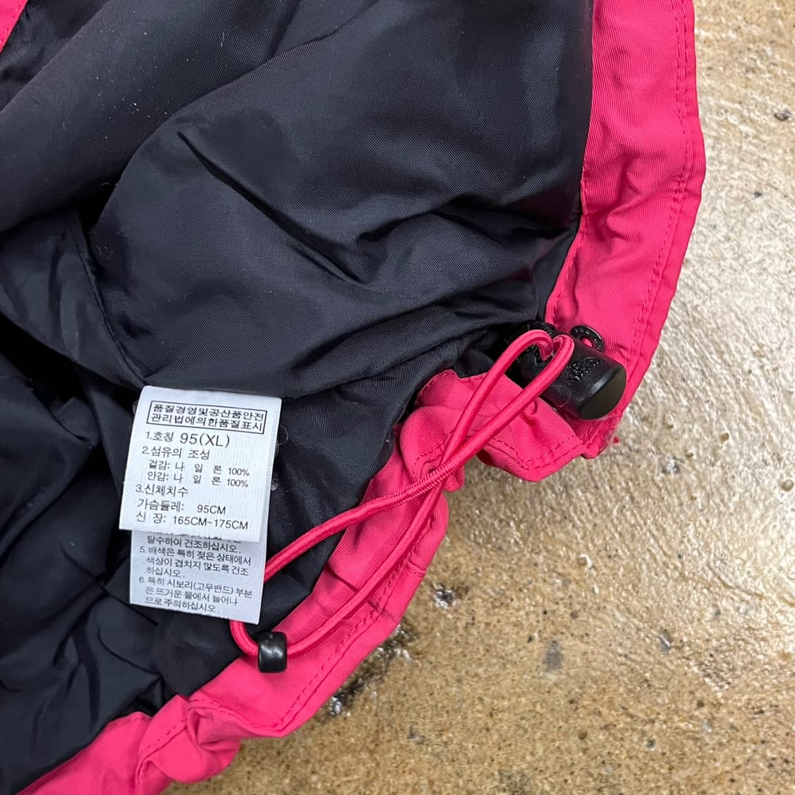 [정품/95] 노스페이스 핫핑크 바람막이 자켓 점퍼 b17 상품이미지6
