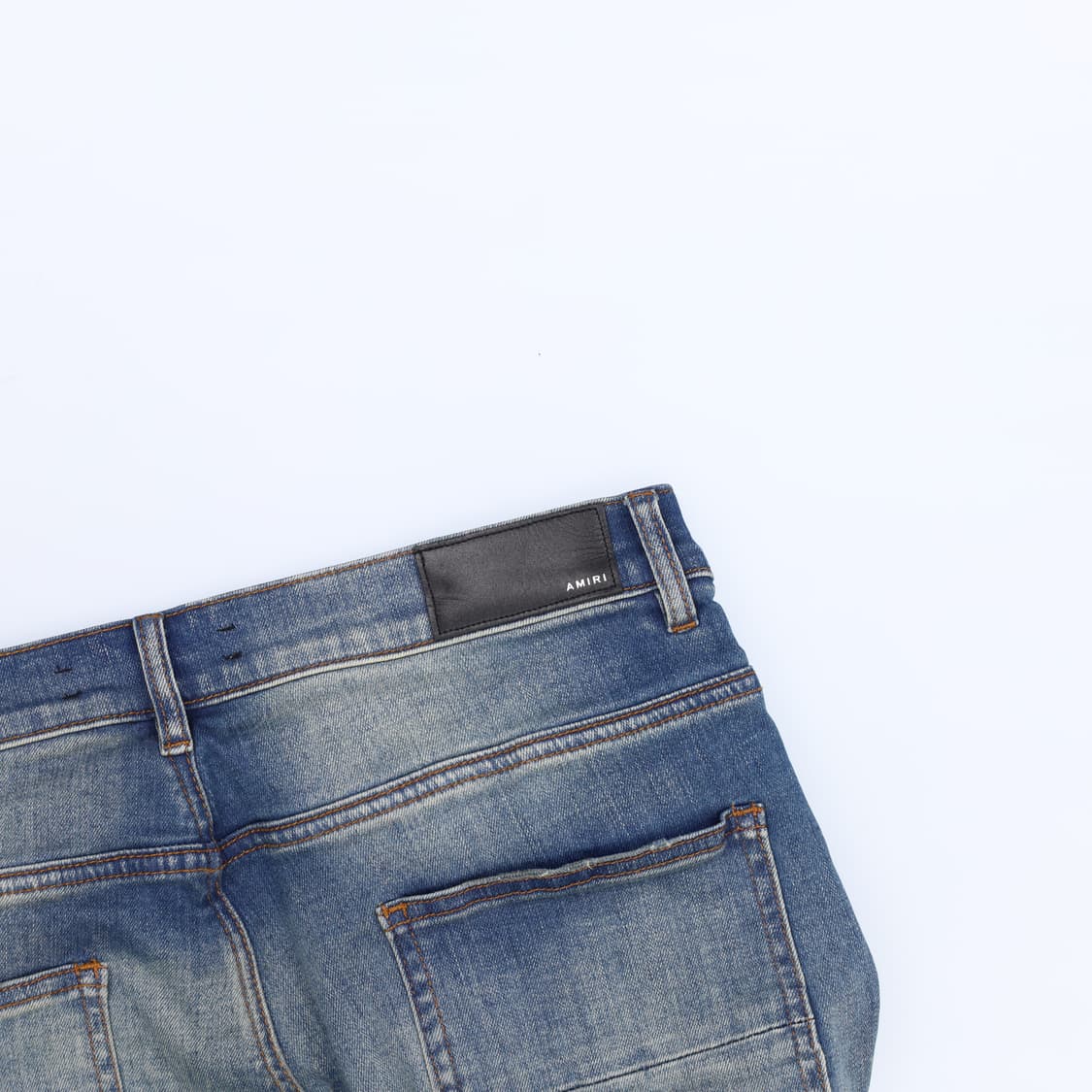 34 AMIRI 아미리 레더패널 커스텀 데님 청바지 4216 상품이미지7