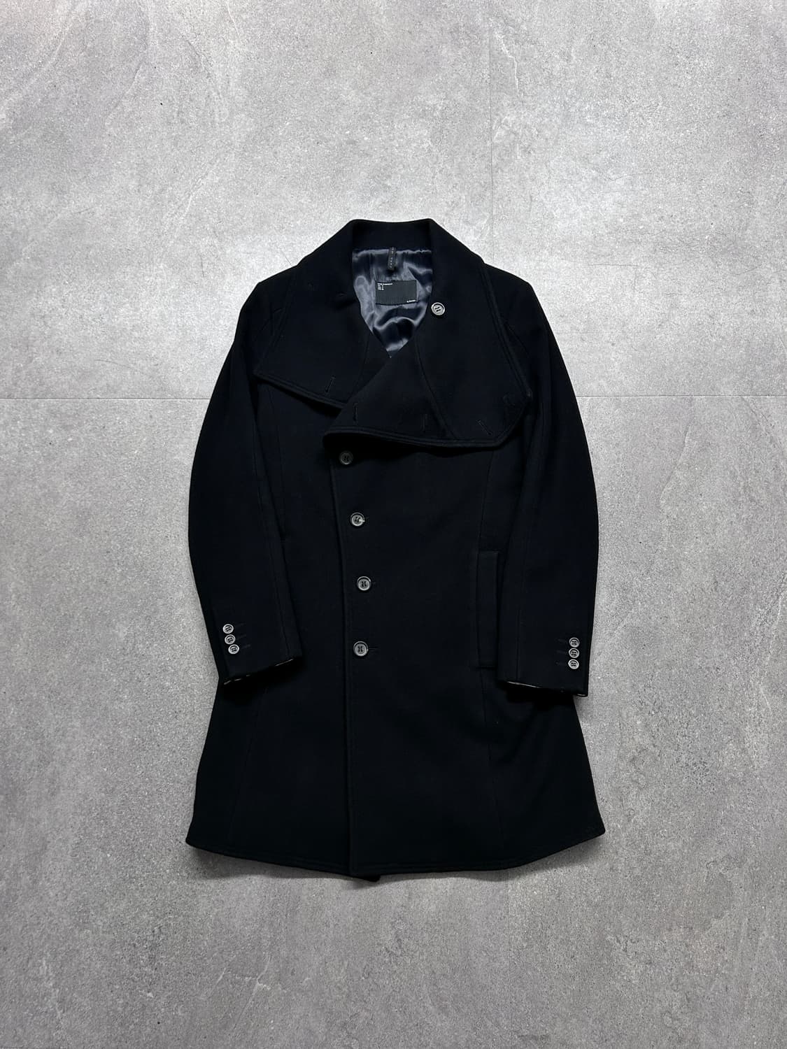 Zara Black-Tag 사선 하이넥 코트 상품이미지6