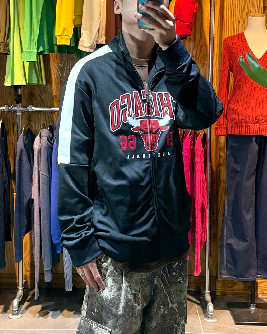 XL NBA 시카고불스 1966 빅로고 트랙탑 상품이미지1