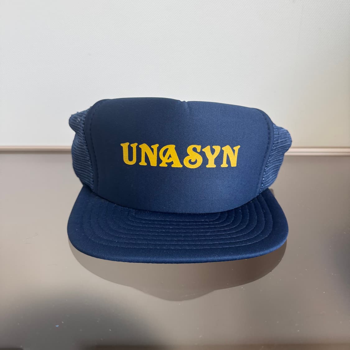 USA 빈티지 모자 볼캡 vintage cap 트러커 메쉬 네이비 상품이미지2