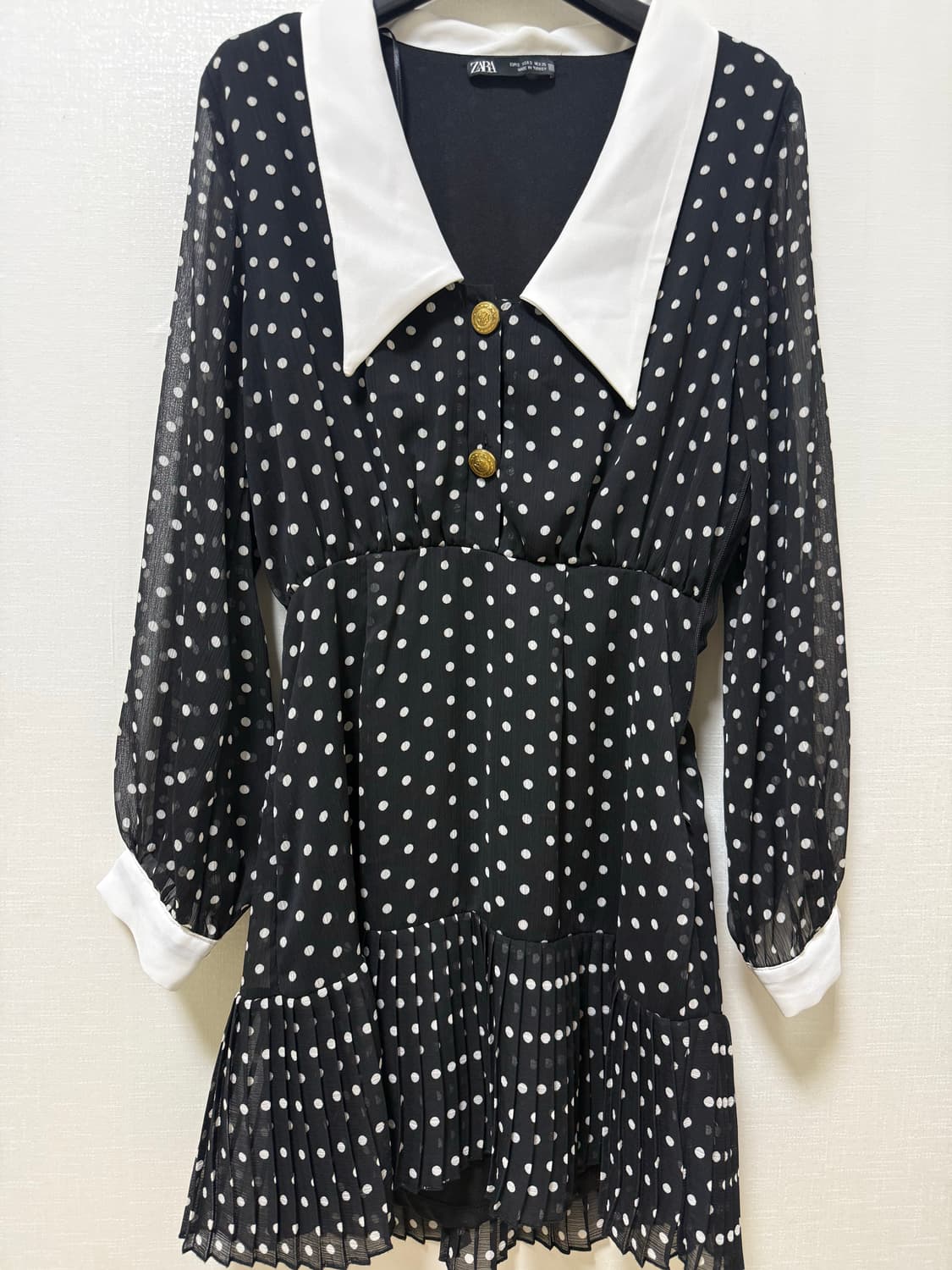 자라 (ZARA) 도트 원피스 (S) 상품이미지2