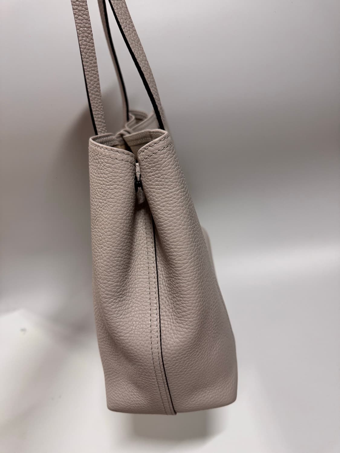 롱샴 아이보리 가죽 숄더백 상품이미지7