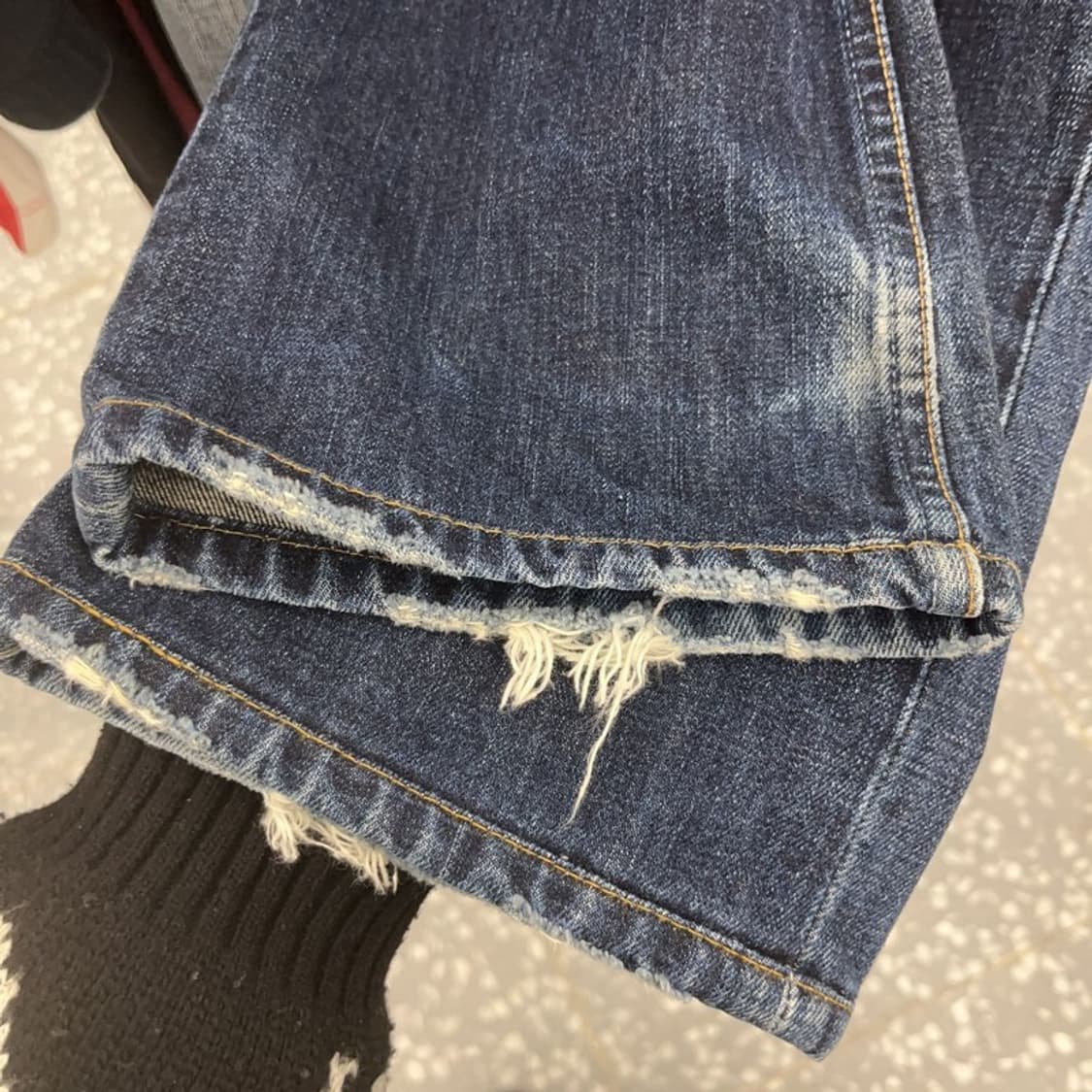 리바이스 523 빈티지 레트로 오렌지패치 데님팬츠 30인치 C07144 상품이미지7