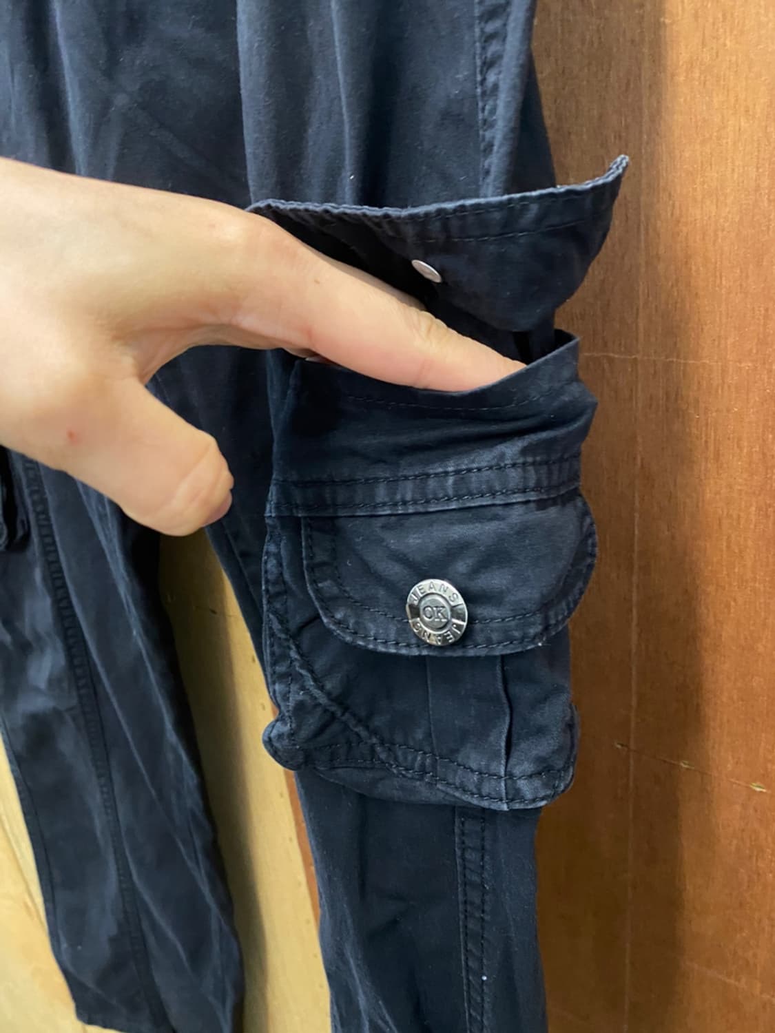 블랙카고팬츠 (S) 상품이미지4