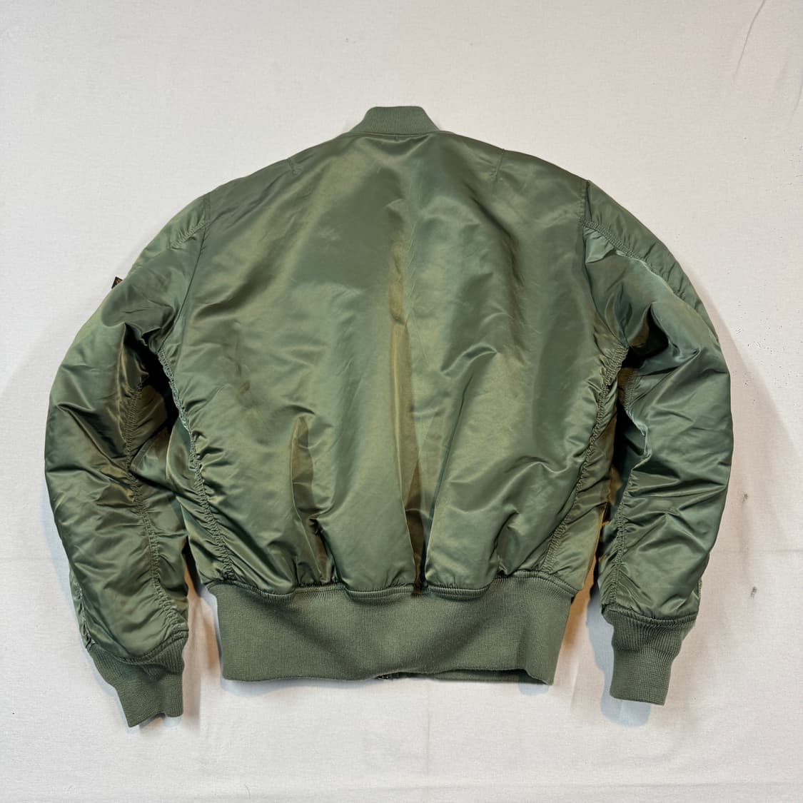 M) 알파인더스트리 MA-1 마원 항공점퍼 올리브 그린 레귤러핏 상품이미지6