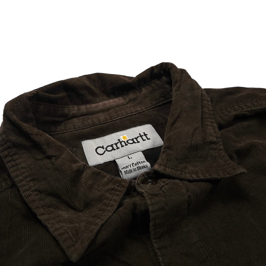 칼하트 포켓 브라운 코듀로이 워크 셔츠 (100) 상품이미지6