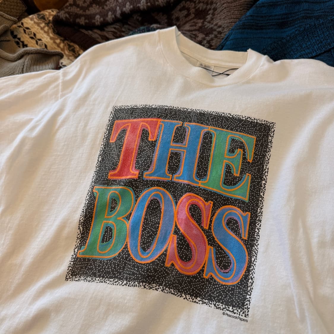 90S 미국빈티지 THE BOSS XL 티셔츠 상품이미지2