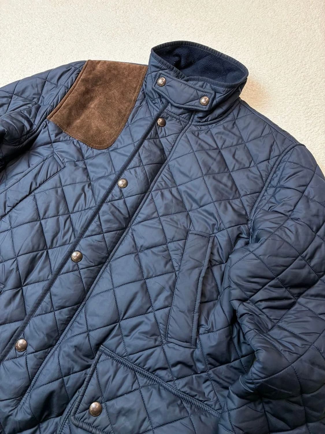 폴로 랄프로렌 클래식 캠튼 퀄팅 가죽 배색 자켓 PN6275 상품이미지2