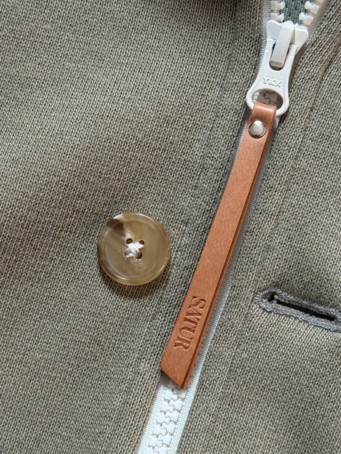 로턴 올 데이 트랙 집업 자켓 머드 카키 상품이미지9